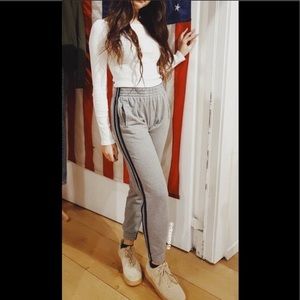 brandy melville rosa grey sweatpants